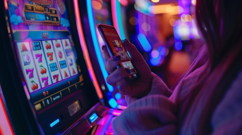 Tampilan aplikasi asokaslot di layar smartphone dengan tema gelap